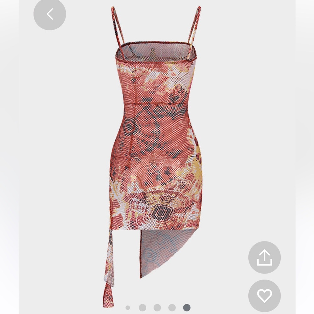 Mesh Slit Dress - Picture 4 of 9